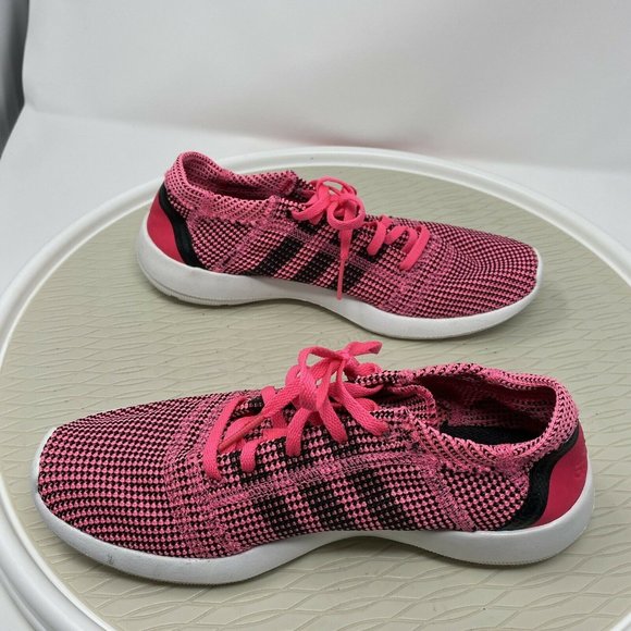 Adidas Women Element Refine Tricot Pink Running Shoes 7.5 Trainers M18917 - Picture 5 of 12